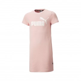 Puma Essentials Logo Παιδικο Φορεμα Ροζ