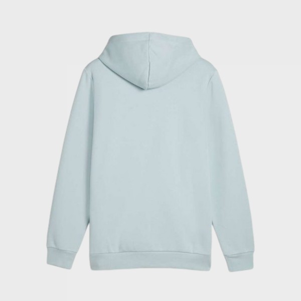 Puma Essentials Plus 2 Hooded Cat Logo Fleece Ανδρικη Φουτερ Σιελ