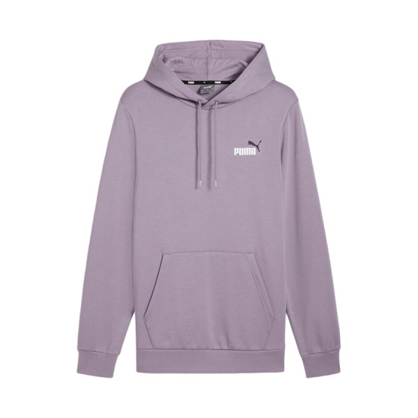 Puma Essentials Plus 2 Hooded Cat Logo Fleece Ανδρικη Φουτερ Μωβ