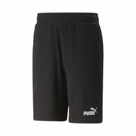 Puma Essentials Elevated 10 Inches Logo Ανδρικη Βερμουδα Μαυρη
