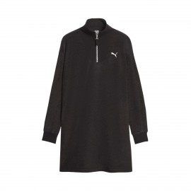 Puma HER Winterized High Zip Μακρια Γυναικεια Φουτερ Μαυρη