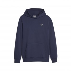 Puma Better Essentials Fleece Hooded Embroidered Logo Ανδρικο Φουτερ Μπλε