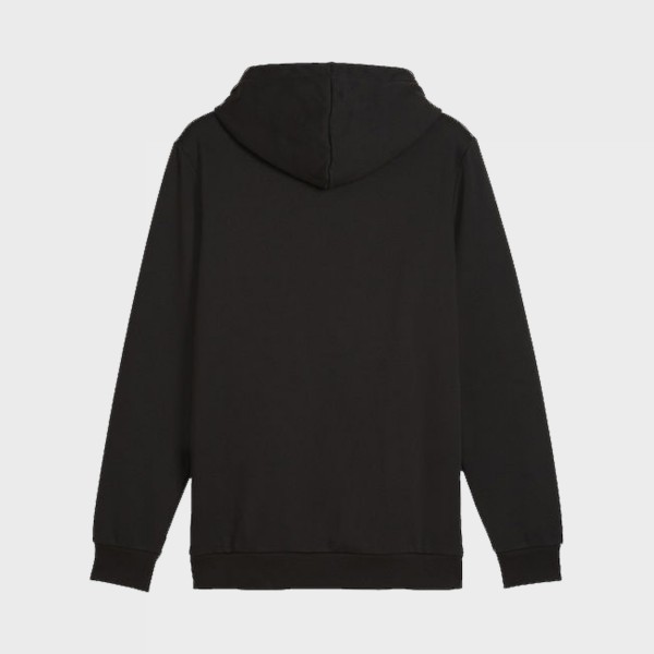 Puma Essentials Plus Logo Lab Gradient Hooded Ανδρικη Φουτερ Μαυρο