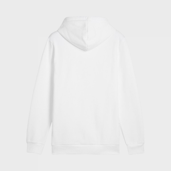 Puma Essentials Plus Logo Lab Gradient Hooded Ανδρικη Φουτερ Λευκη