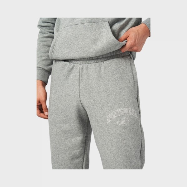 Puma Essentials Plus Logo Lab Gradient Ανδρικο Παντελονι Φορμας Γκρι