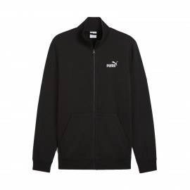 Puma Essentials NO1 Logo Track Fleece Neck Ανδρικη Ζακετα Μαυρη