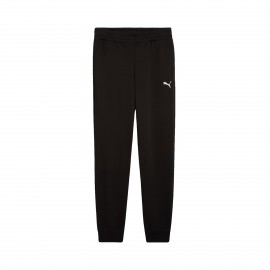 Puma Essentials Logo Fleece CL Sweatpants Ανδρικο Παντελονι Μαυρο