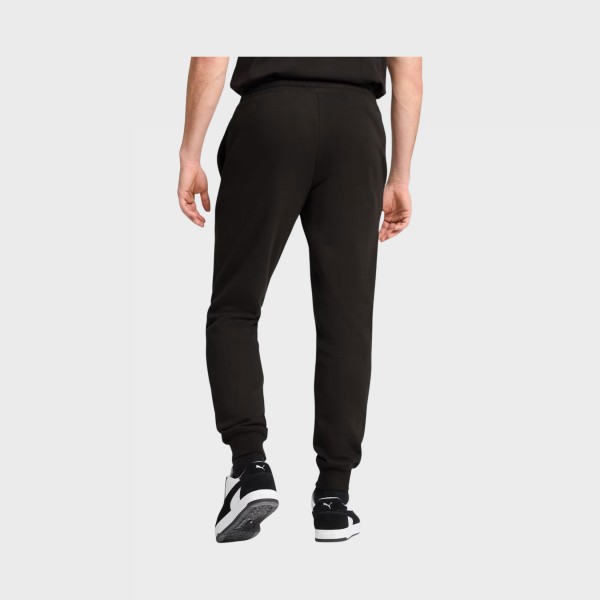Puma Essentials Logo Fleece CL Sweatpants Ανδρικο Παντελονι Μαυρο
