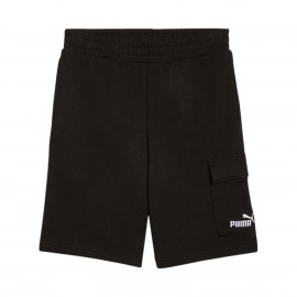 Puma Essentials NO1 Logo Cargo 10 Ινστες Ανδρικη Βερμουδα Μαυρη