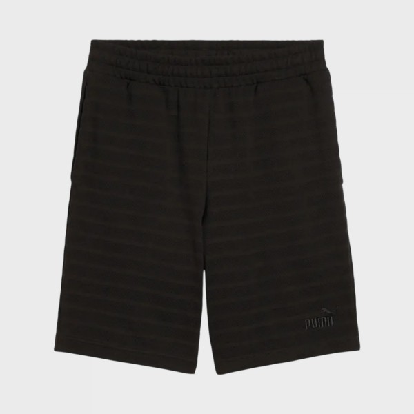 Puma Essentials Elevated Structured 9 Inches Ανδρικη Βερμουδα Μαυρη