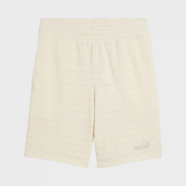 Puma Essentials Elevated Structured 9 Inches Ανδρικη Βερμουδα Ιβουαρ