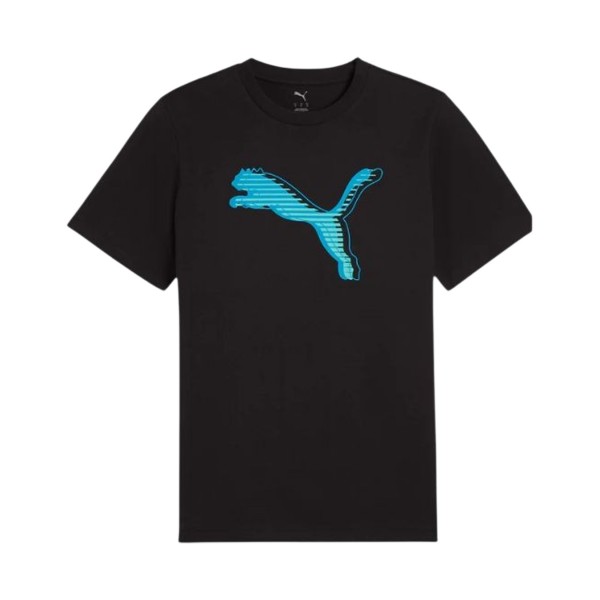 Puma Graphics Cat Logo Simple Ανδρικη Μπλουζα Μαυρη
