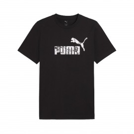 Puma Graphics no 1 Logo On Chest Ανδρικη Μπλουζα Μαυρη