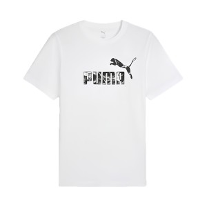 Puma Graphics no 1 Logo On Chest Ανδρικη Μπλουζα Λευκη