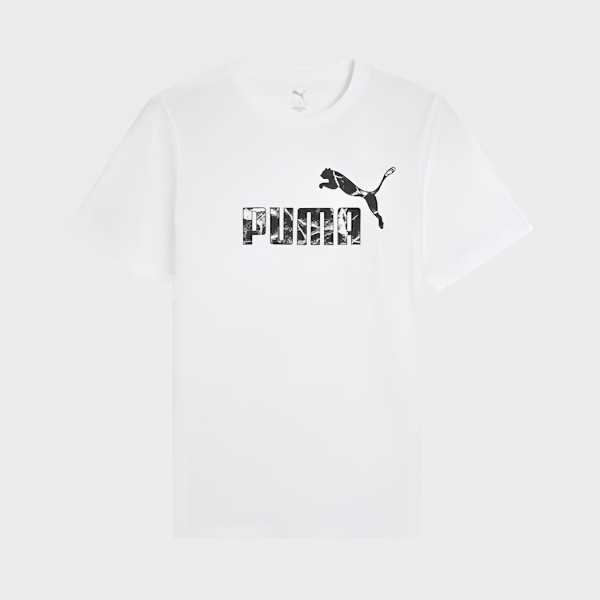 Puma Graphics no 1 Logo On Chest Ανδρικη Μπλουζα Λευκη