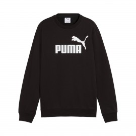 Puma Ess NO1 Logo Crew Neck Παιδικη Φουτερ Μαυρη