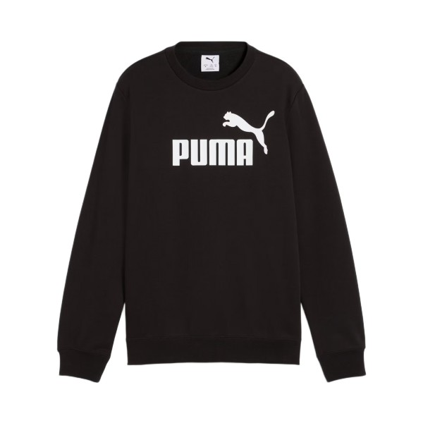 Puma Ess NO1 Logo Crew Neck Παιδικη Φουτερ Μαυρη