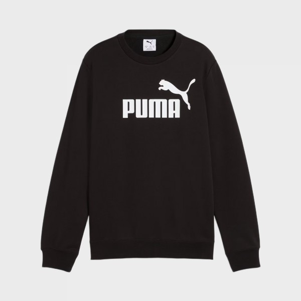 Puma Ess NO1 Logo Crew Neck Παιδικη Φουτερ Μαυρη