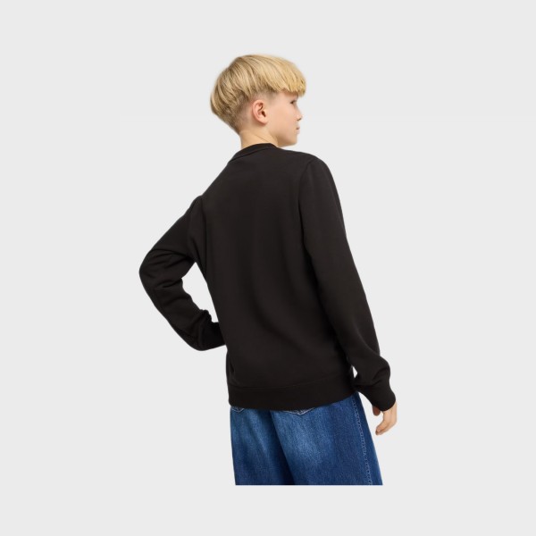 Puma Ess NO1 Logo Crew Neck Παιδικη Φουτερ Μαυρη
