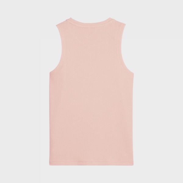 Puma HER Sleek Tank Cat Logo Γυναικεια Αμανικη Μπλουζα Ροζ