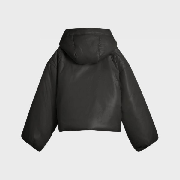 Puma Wardrobe Ess Shiny Hooded Padded J