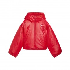 Puma Wardrobe Ess Shiny Hooded Padded J