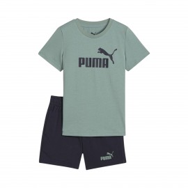 Puma Essentials NO1 Logo Classic Παιδικο Σετ Ρουχων Μαυρο - Πρασινο