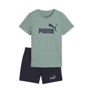 Puma Essentials NO1 Logo Classic Παιδικο Σετ Ρουχων Μαυρο - Πρασινο