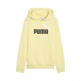 Puma Essentials 2 Logo NO1 Hooded Color Εφηβικο Φουτερ Κιτρινο