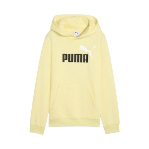 Puma Essentials 2 Logo NO1 Hooded Color Εφηβικο Φουτερ Κιτρινο