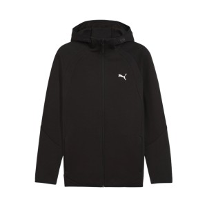 Puma Evostripe Full Zip Tech DK Hooded Ανδρικη Ζακετα Μαυρη