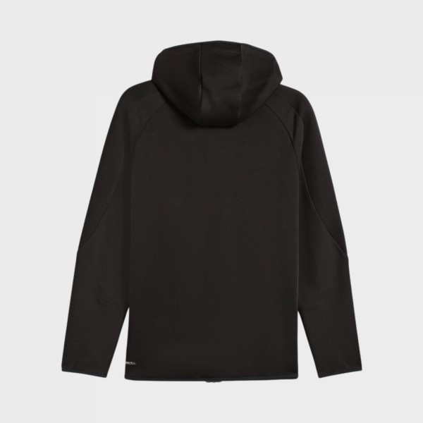 Puma Evostripe Full Zip Tech DK Hooded Ανδρικη Ζακετα Μαυρη