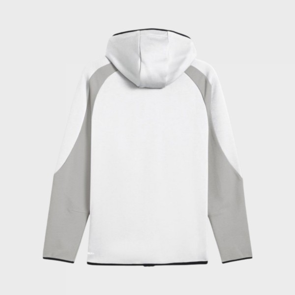 Puma Evostripe Full Zip Tech DK Hooded Ανδρικη Ζακετα Λευκη