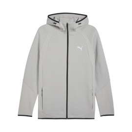 Puma Evostripe Full Zip Tech DK Hooded Ανδρικη Ζακετα Γκρι