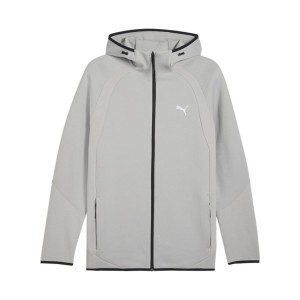Puma Evostripe Full Zip Tech DK Hooded Ανδρικη Ζακετα Γκρι