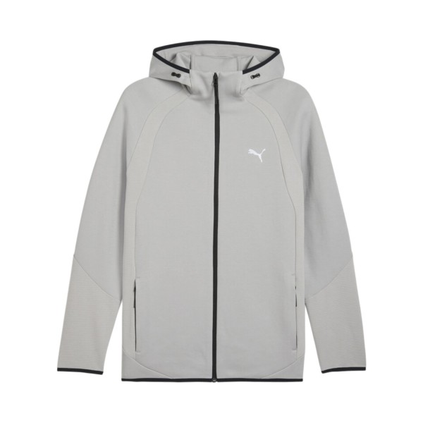 Puma Evostripe Full Zip Tech DK Hooded Ανδρικη Ζακετα Γκρι