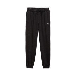 Puma Essentials Elevated Acid Wash Ανδρικη Φορμα Μαυρη