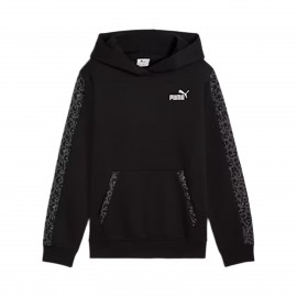 Puma Ess Graphic Animal FL Hooded Παιδικο Φουτερ Μαυρο