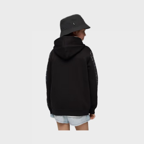 Puma Ess Graphic Animal FL Hooded Παιδικο Φουτερ Μαυρο