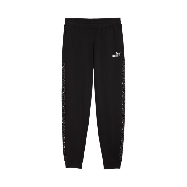 Puma Ess Graphic Animal High Waist FL Εφηβικο Παντελόνι Μαυρο