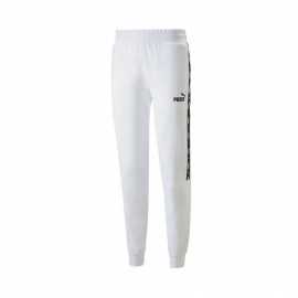 Puma Essentials Plus Tape Ανδρικη Φορμα Λευκη 