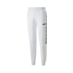 Puma Essentials Plus Tape Ανδρικη Φορμα Λευκη 