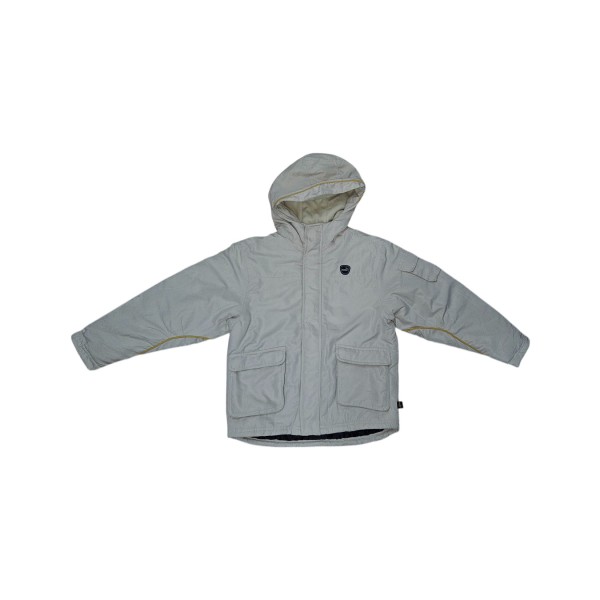 Puma Padded Hooded Παιδικο Μπουφαν Μπεζ