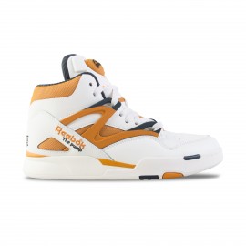 Reebok Pump Twilight Zone Mid Ανδρικο Παπουτσι Λευκο - Πορτοκαλι