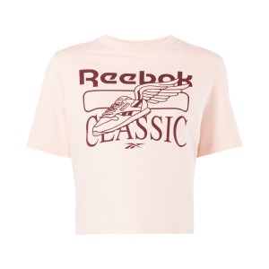 Reebok Sport Classics Graphic Γυναικεια Μπλουζα Ροζ