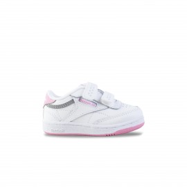 Reebok Lifestyle Club 2V 2.0 Sneakers Βρεφικο Παπουτσι Λευκο - Ροζ