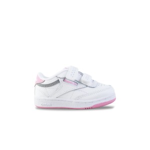 Reebok Lifestyle Club 2V 2.0 Sneakers Βρεφικο Παπουτσι Λευκο - Ροζ