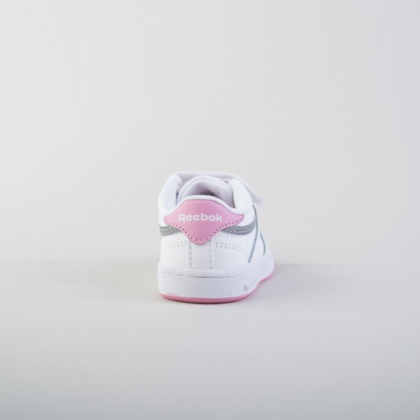 Reebok Lifestyle Club 2V 2.0 Sneakers Βρεφικο Παπουτσι Λευκο - Ροζ