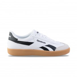 Reebok Smash Edge Sneaker Suede Unisex Παπουτσι Λευκο - Μαυρο