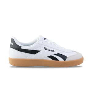 Reebok Smash Edge Sneaker Suede Unisex Παπουτσι Λευκο - Μαυρο